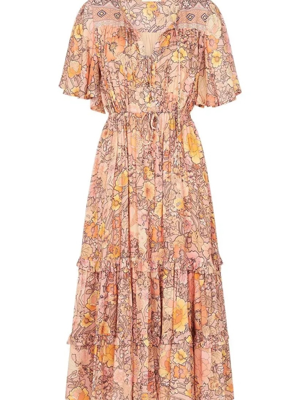 Spell & The Gypsy Collective Amethyst Garden Party Dress Large - Picture 7 of 8